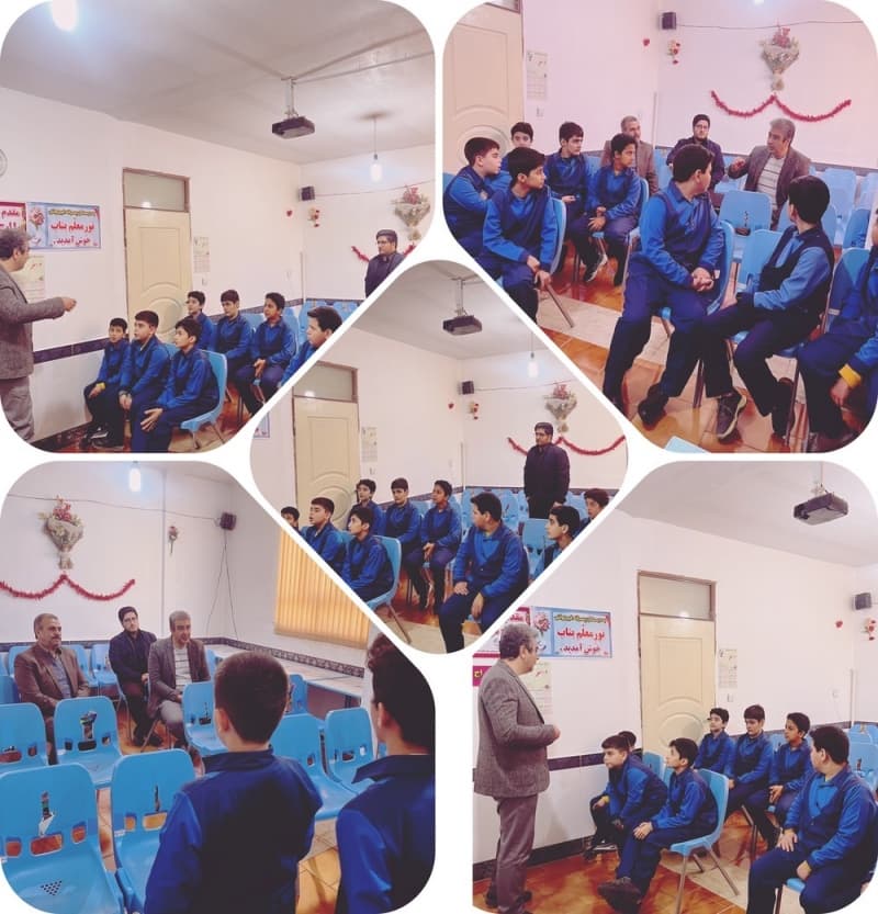 تصاویری از کلاس دانش آموزان در آموزش و فعالیت های فرهنگی و هنری ۱۴۰۲